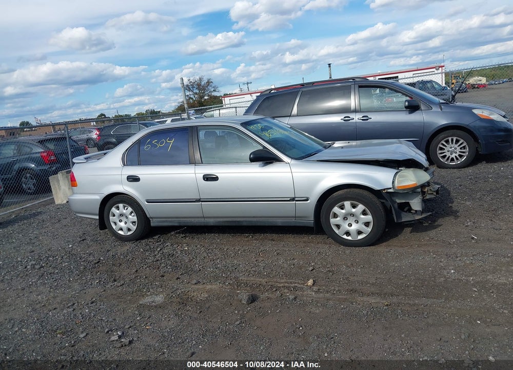 1998 HONDA CIVIC LX VIN: 2HGEJ6679WH613640