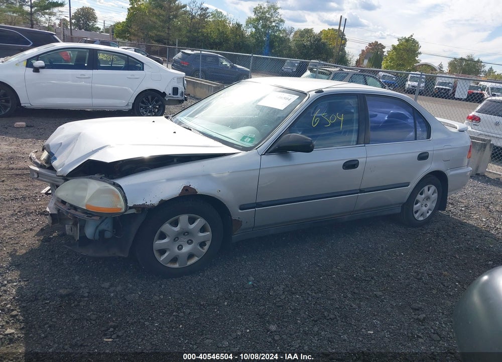 1998 HONDA CIVIC LX VIN: 2HGEJ6679WH613640