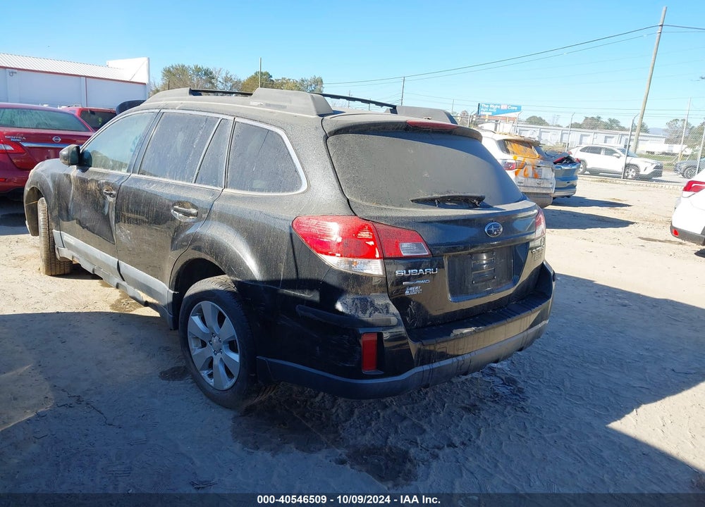 2011 SUBARU OUTBACK 2.5I PREMIUM VIN: 4S4BRBCC2B3332292