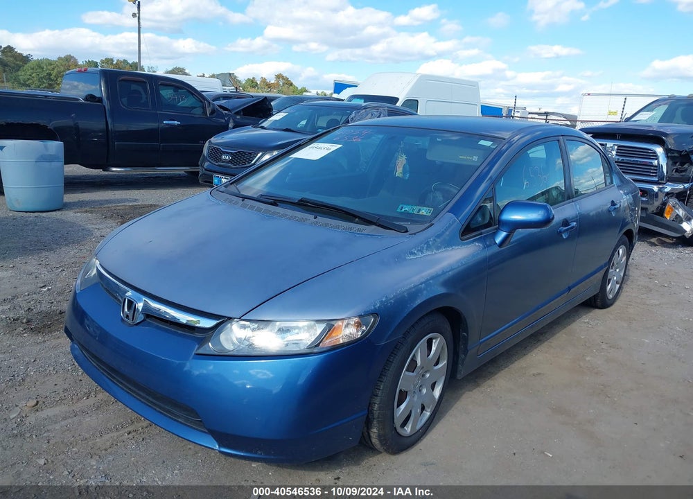 2007 HONDA CIVIC LX VIN: 2HGFA16517H513460