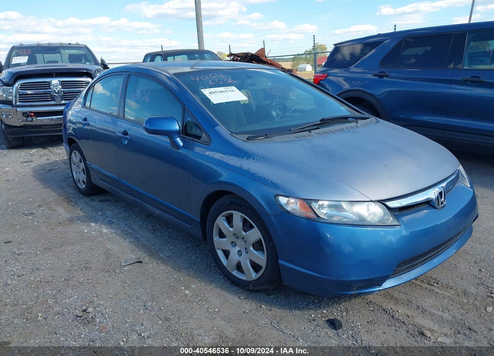 2007 HONDA CIVIC LX VIN: 2HGFA16517H513460
