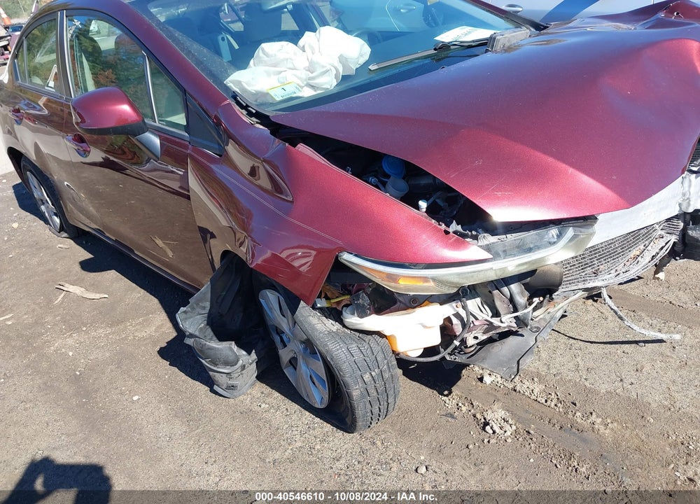 2012 HONDA CIVIC LX VIN: 19XFB2F52CE390386