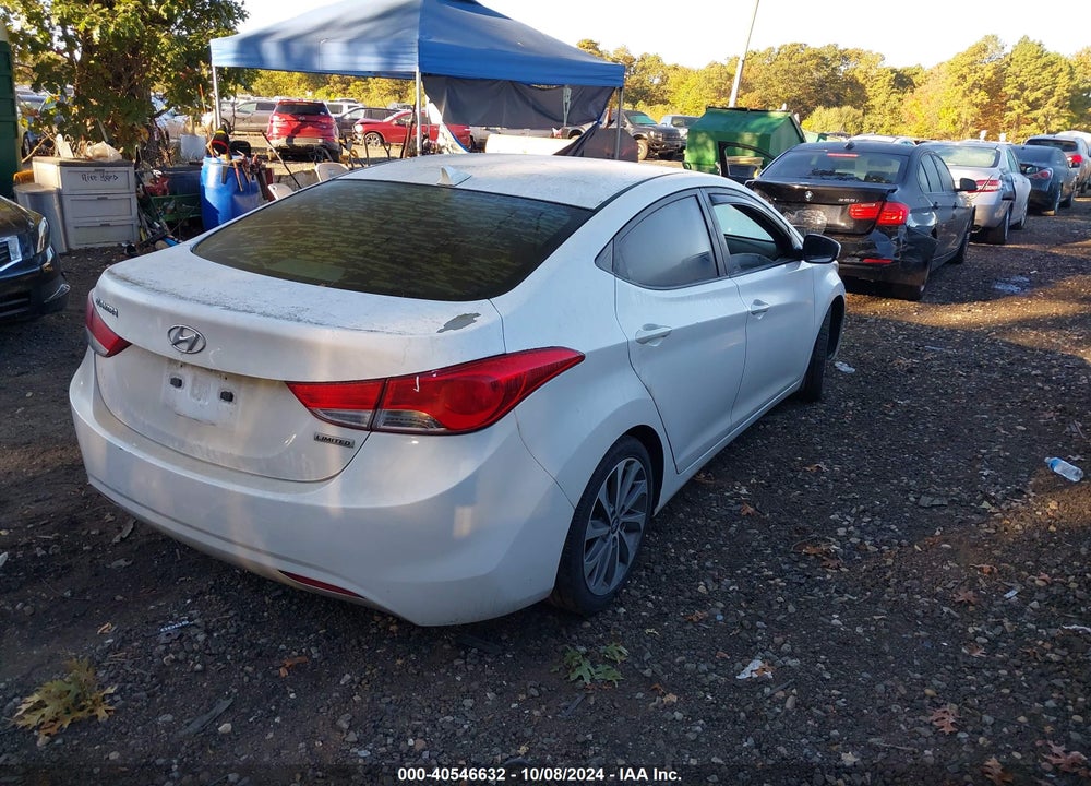 2013 HYUNDAI ELANTRA LIMITED VIN: 5NPDH4AE4DH409848