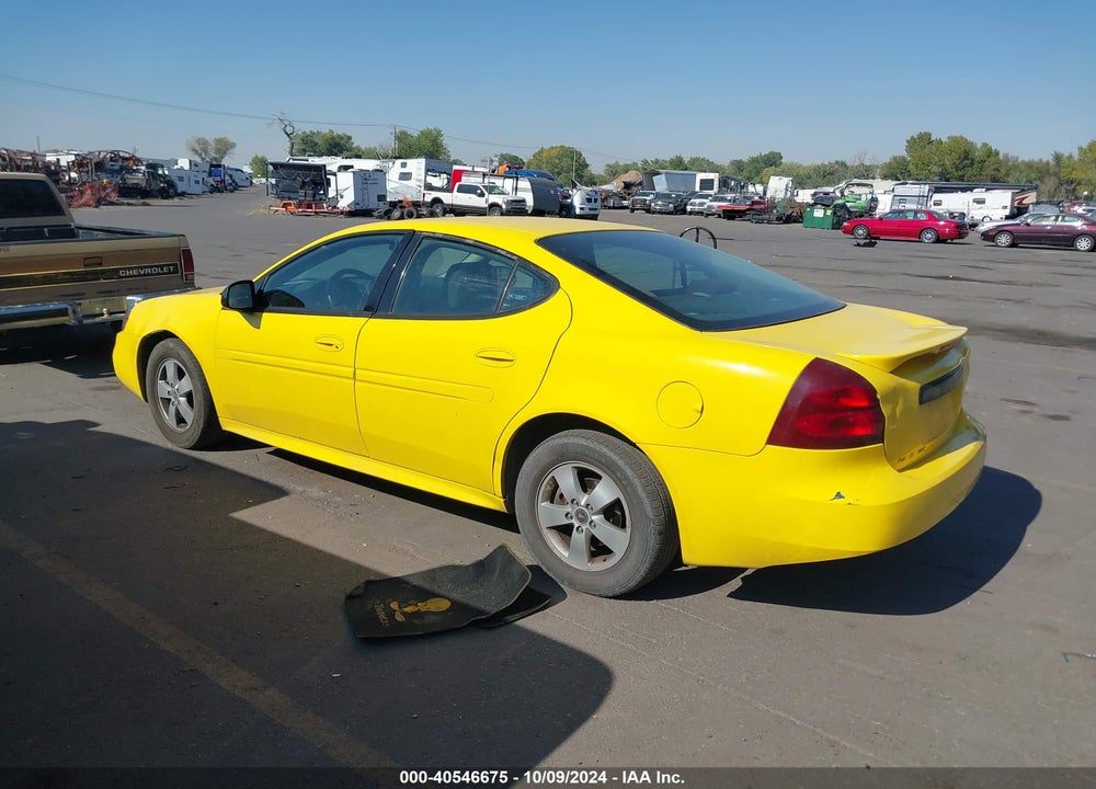 2006 PONTIAC GRAND PRIX VIN: 2G2WP552161108805