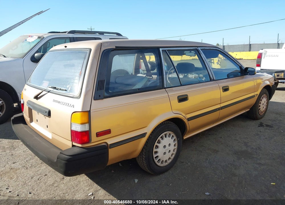 1990 TOYOTA COROLLA DLX VIN: JT2AE94K2L3308031