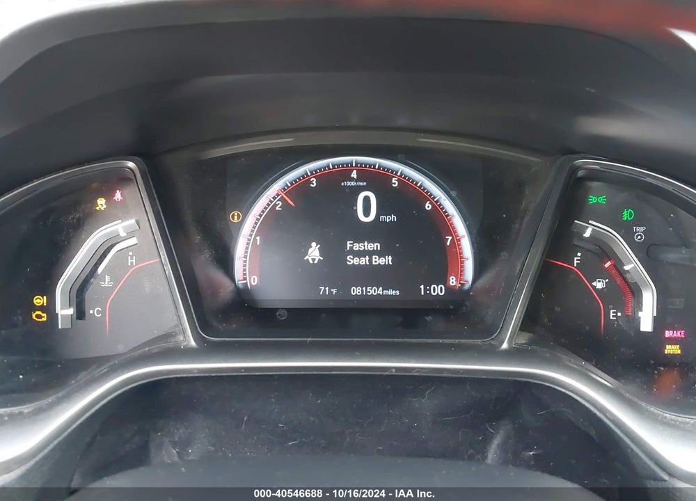 2019 HONDA CIVIC SI VIN: 2HGFC1E53KH707959
