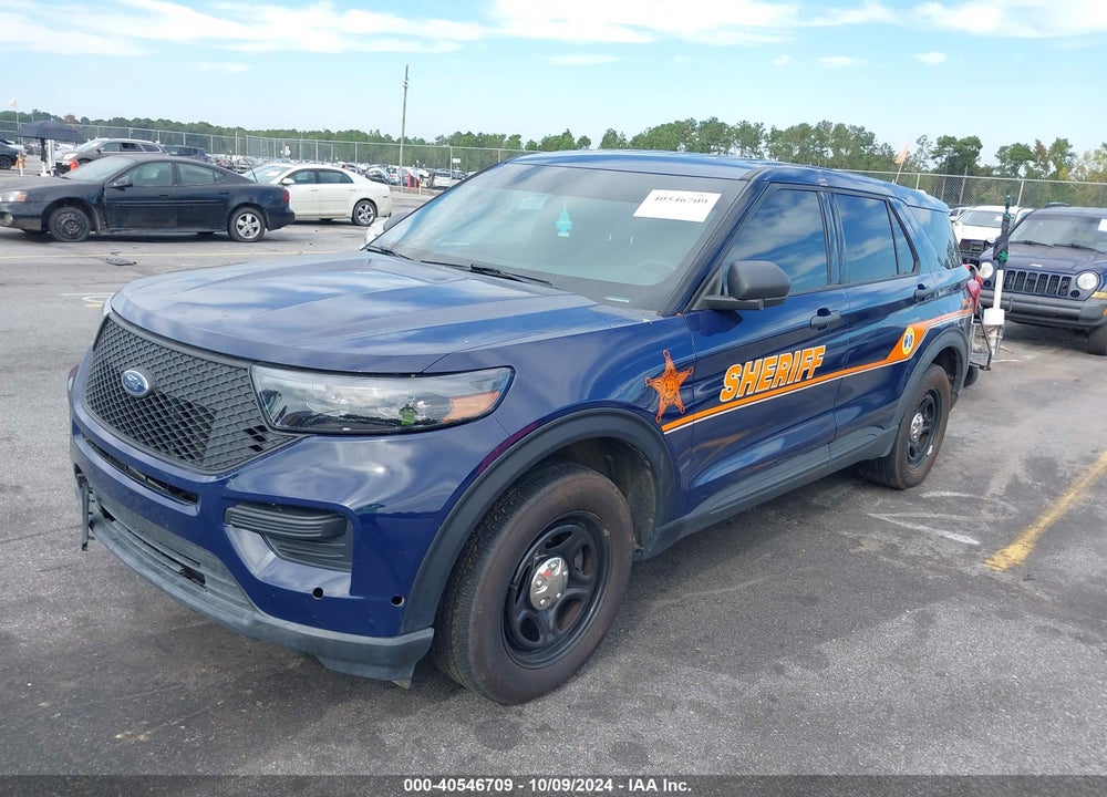 2020 FORD POLICE INTERCEPTOR UTILITY VIN: 1FM5K8AB6LGC15422