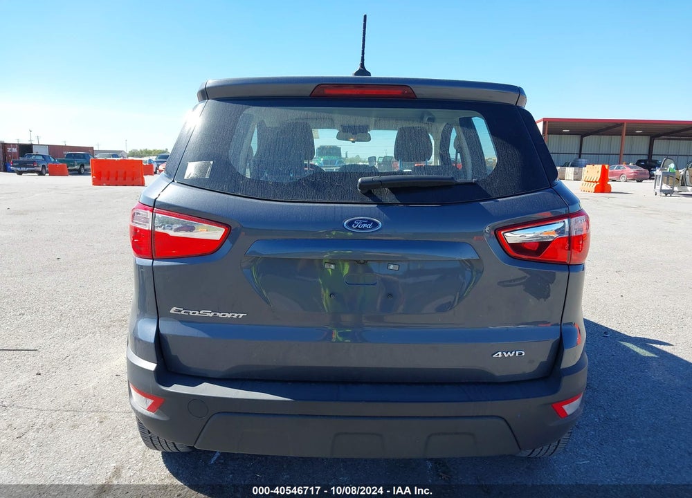 2022 FORD ECOSPORT S VIN: MAJ6S3FL4NC472477