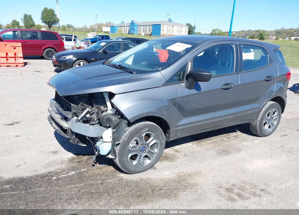 2022 FORD ECOSPORT S VIN: MAJ6S3FL4NC472477