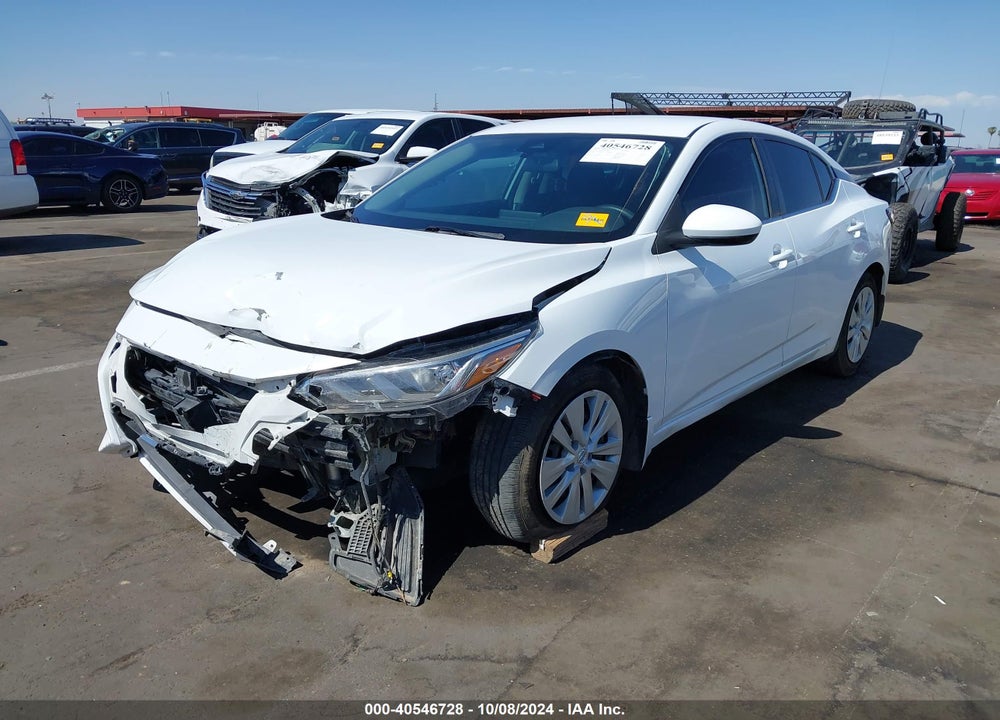 2022 NISSAN SENTRA S XTRONIC CVT VIN: 3N1AB8BV8NY225451