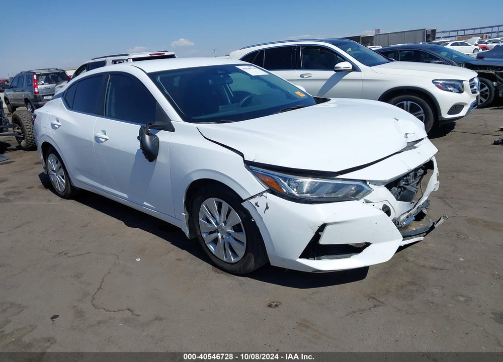 2022 NISSAN SENTRA S XTRONIC CVT VIN: 3N1AB8BV8NY225451