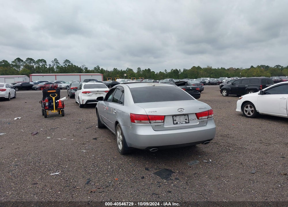 2007 HYUNDAI SONATA LIMITED/SE V6 VIN: 5NPEU46F07H283266