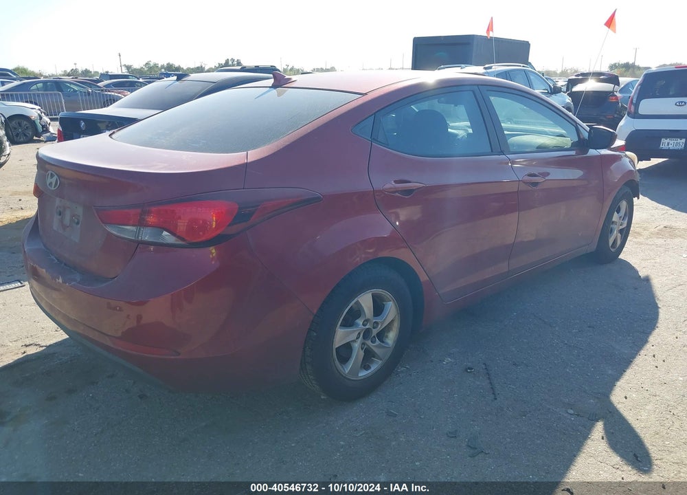 2014 HYUNDAI ELANTRA SE VIN: 5NPDH4AEXEH479114