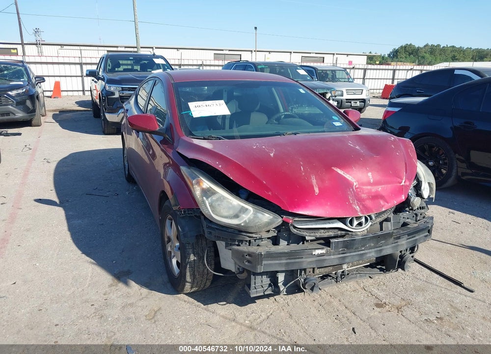 2014 HYUNDAI ELANTRA SE VIN: 5NPDH4AEXEH479114