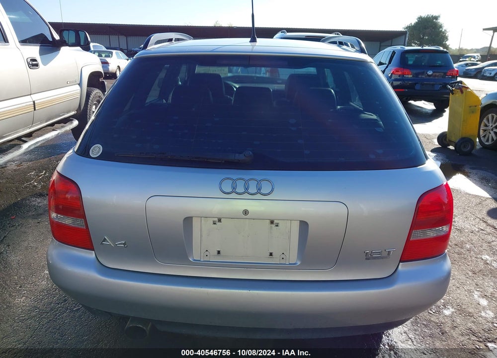 2001 AUDI A4 1.8T AVANT VIN: WAUKC68D91A134444