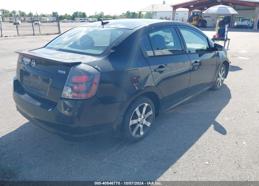 2012 NISSAN SENTRA 2.0 SR VIN: 3N1AB6AP9CL777042