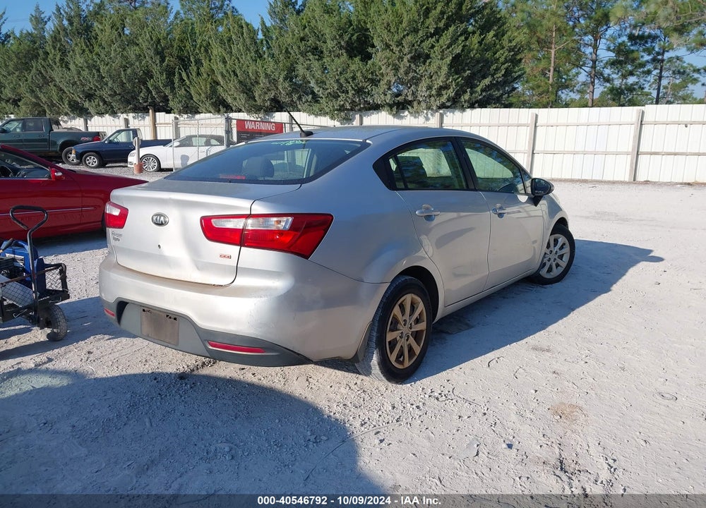 2014 KIA RIO LX VIN: KNADM4A30E6407792