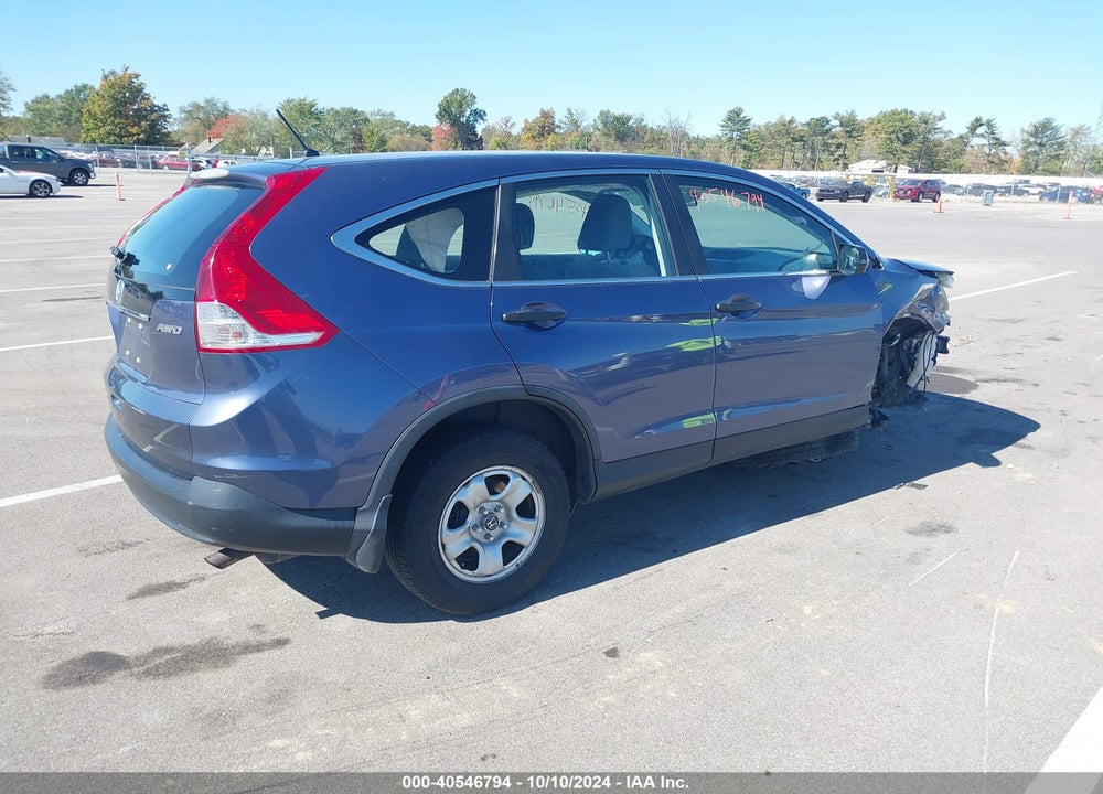 2013 HONDA CR-V LX VIN: 2HKRM4H35DH619834