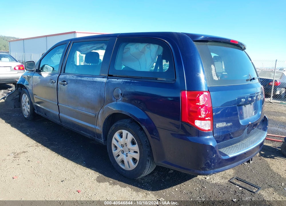 2016 DODGE GRAND CARAVAN SE/SXT VIN: 2C4RDGBG8GR201210