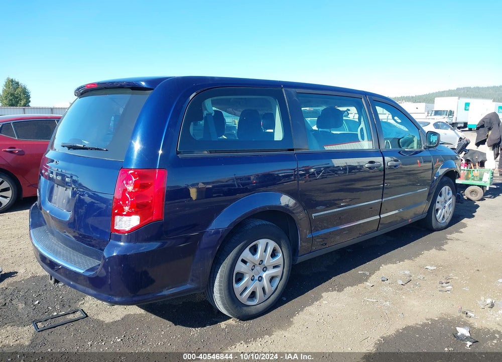 2016 DODGE GRAND CARAVAN SE/SXT VIN: 2C4RDGBG8GR201210