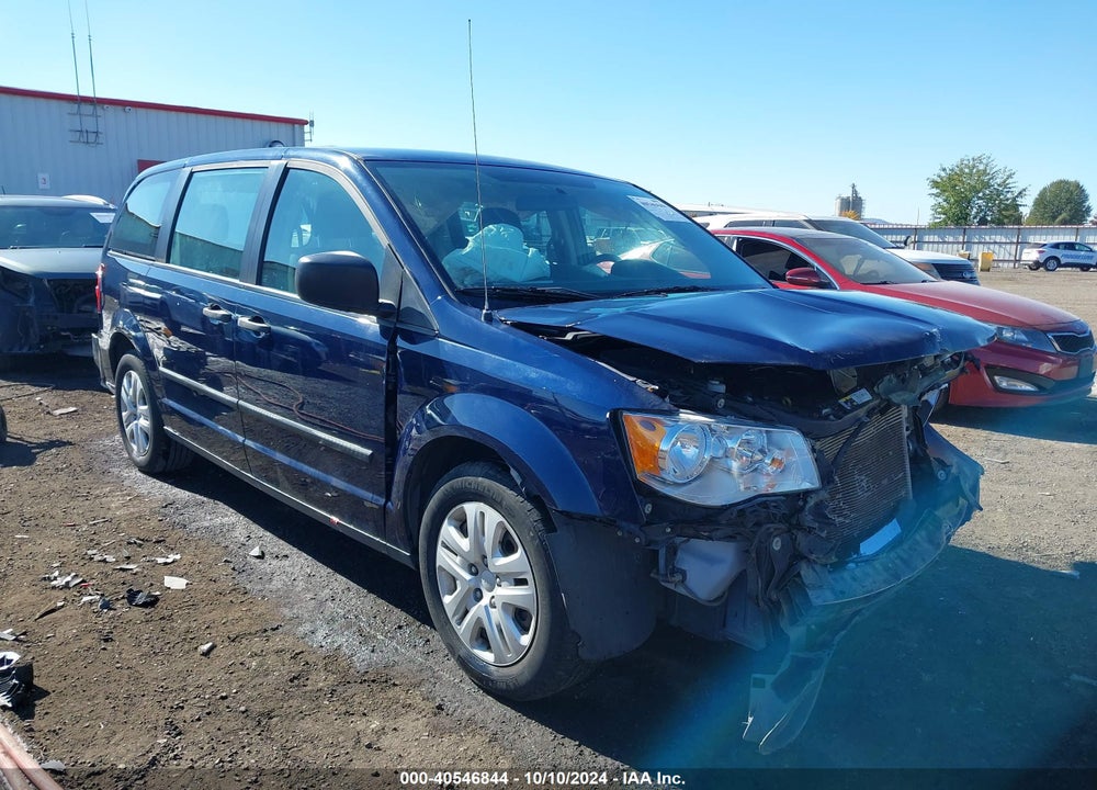 2016 DODGE GRAND CARAVAN SE/SXT VIN: 2C4RDGBG8GR201210