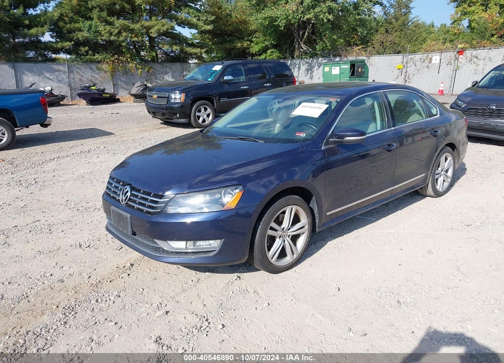 2013 VOLKSWAGEN PASSAT 2.0L TDI SE VIN: 1VWBN7A3XDC029650