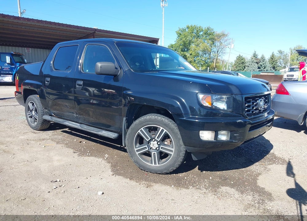 2012 HONDA RIDGELINE SPORT VIN: 5FPYK1F77CB002025