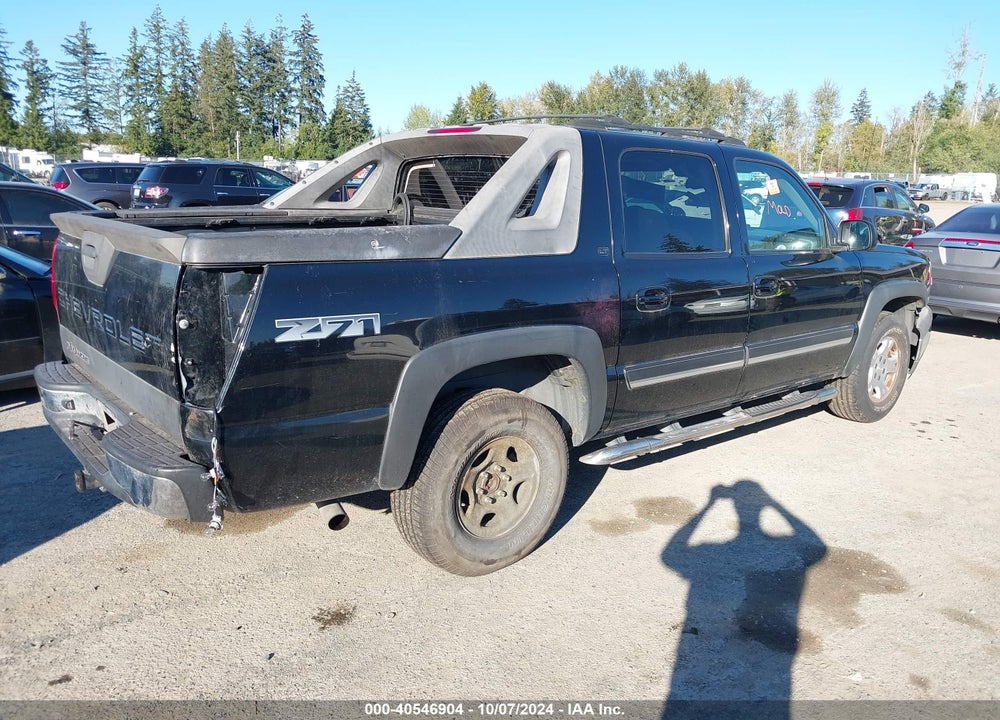 2005 CHEVROLET AVALANCHE 1500 Z71 VIN: 3GNEK12Z35G235939