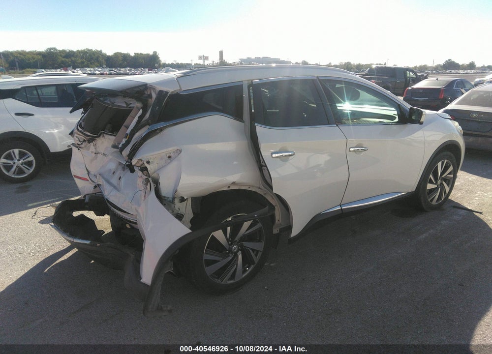 2015 NISSAN MURANO PLATINUM VIN: 5N1AZ2MH8FN216532