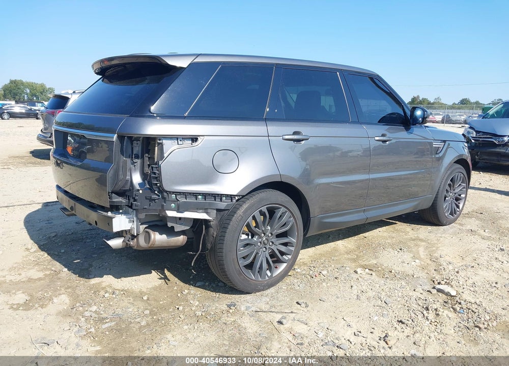 2015 LAND ROVER RANGE ROVER SPORT 3.0L V6 SUPERCHARGED HSE VIN: SALWR2VF6FA618914