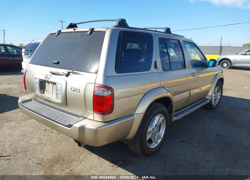 2003 INFINITI QX4 LUXURY VIN: JNRDR09Y43W300450