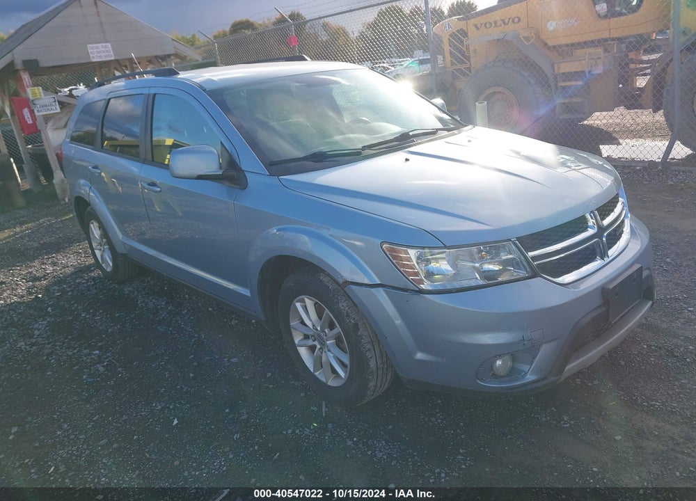 2013 DODGE JOURNEY SXT VIN: 3C4PDCBG4DT674871