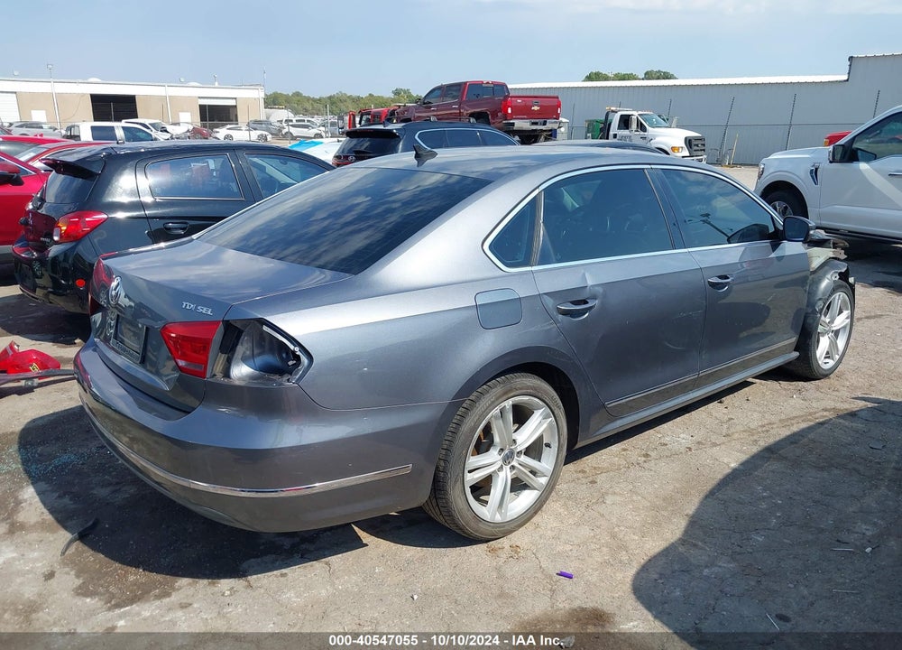 2013 VOLKSWAGEN PASSAT 2.0L TDI SEL PREMIUM VIN: 1VWCN7A38DC074929