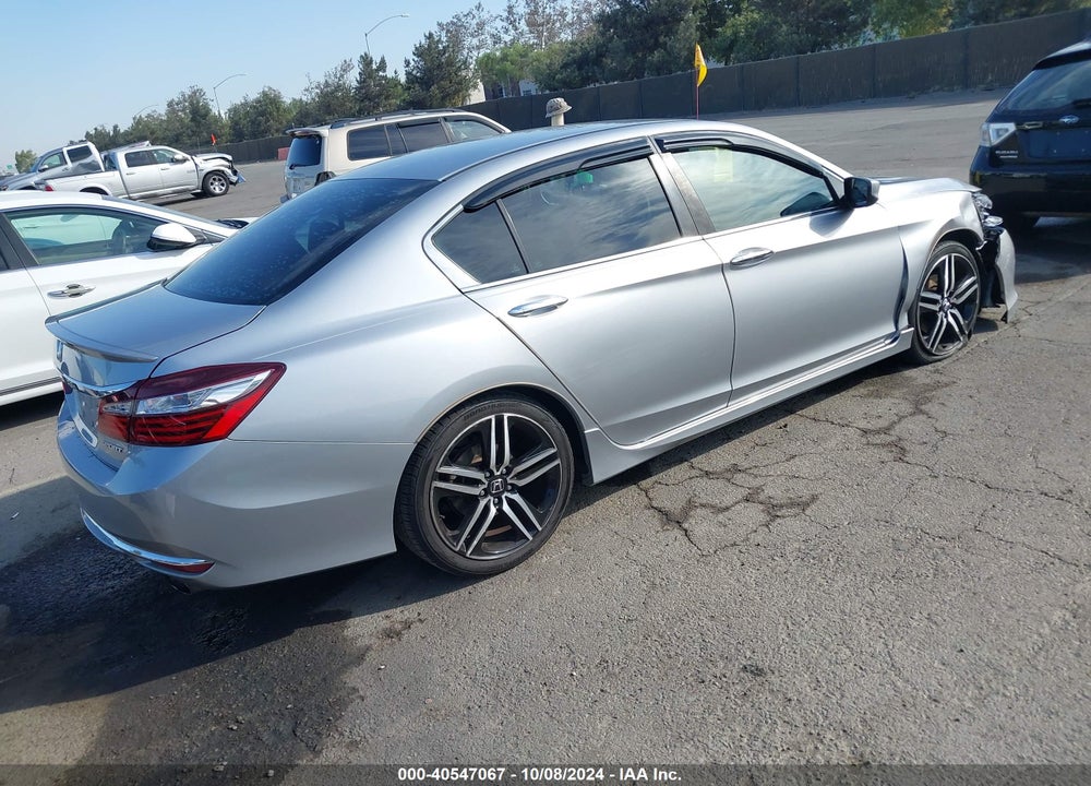 2016 HONDA ACCORD SPORT VIN: 1HGCR2F54GA044266