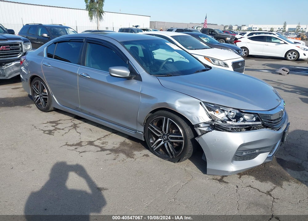 2016 HONDA ACCORD SPORT VIN: 1HGCR2F54GA044266