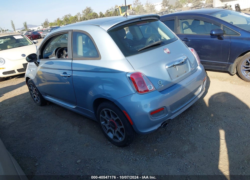 2013 FIAT 500 SPORT VIN: 3C3CFFBR5DT655133