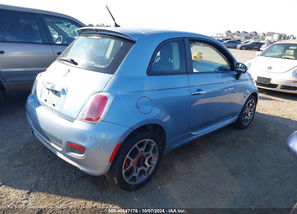 2013 FIAT 500 SPORT VIN: 3C3CFFBR5DT655133