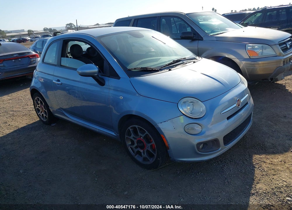 2013 FIAT 500 SPORT VIN: 3C3CFFBR5DT655133