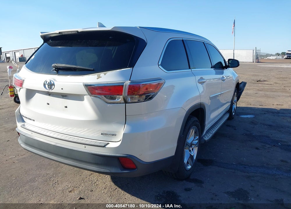 2016 TOYOTA HIGHLANDER LIMITED V6 VIN: 5TDYKRFH3GS137505