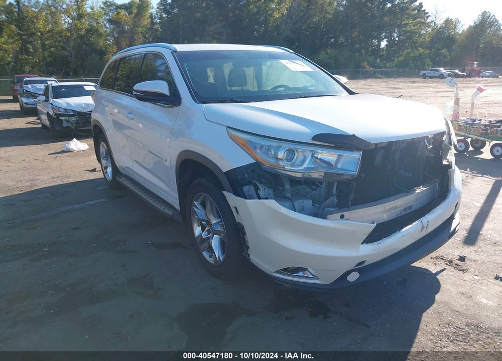 2016 TOYOTA HIGHLANDER LIMITED V6 VIN: 5TDYKRFH3GS137505