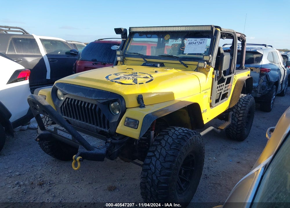2001 ANGLER JEEP WR SPORT VIN: 1J4FA49S51P360161