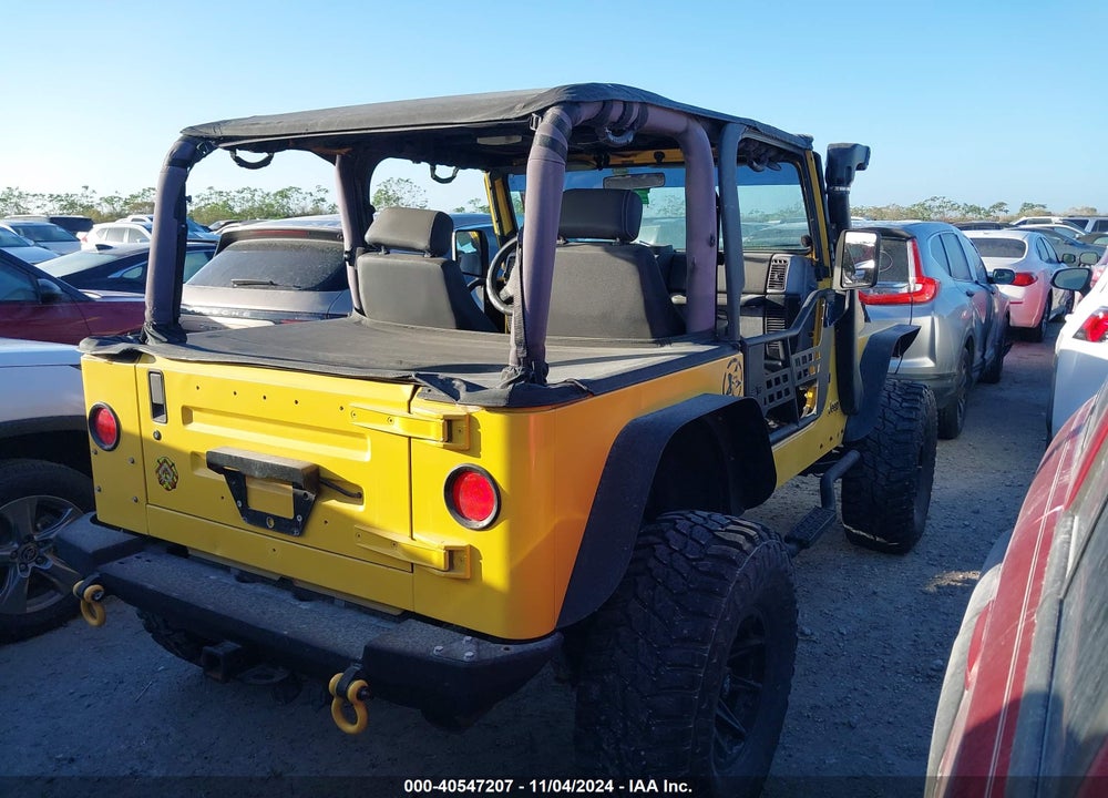 2001 ANGLER JEEP WR SPORT VIN: 1J4FA49S51P360161