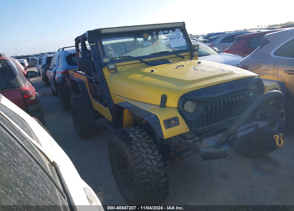 2001 ANGLER JEEP WR SPORT VIN: 1J4FA49S51P360161