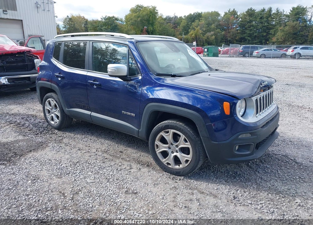 2016 JEEP RENEGADE LIMITED VIN: ZACCJBDT8GPC75159