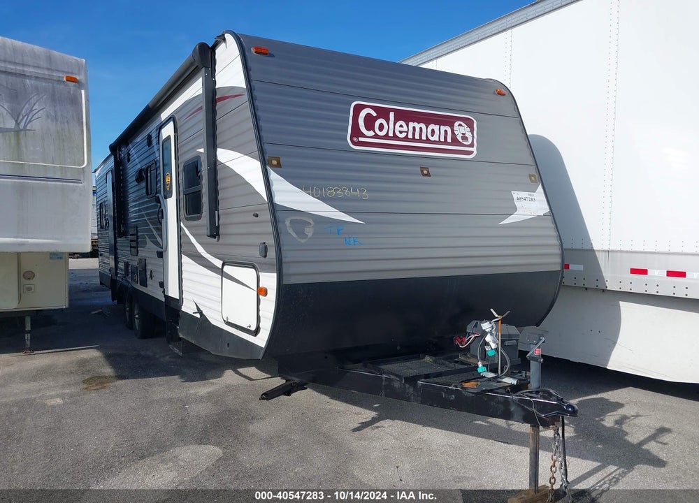 2019 COLEMAN TRAVEL TRAILER VIN: 4YDT30024KH930961