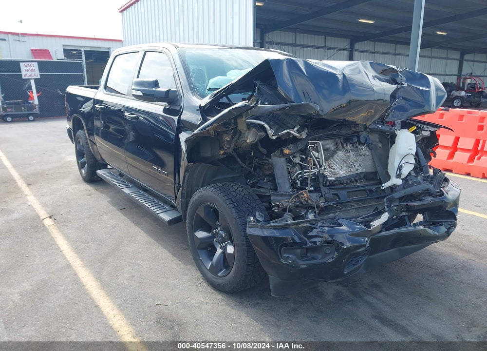 2019 RAM 1500 BIG HORN/LONE STAR 4X4 5'7 BOX VIN: 1C6RRFFG5KN709914
