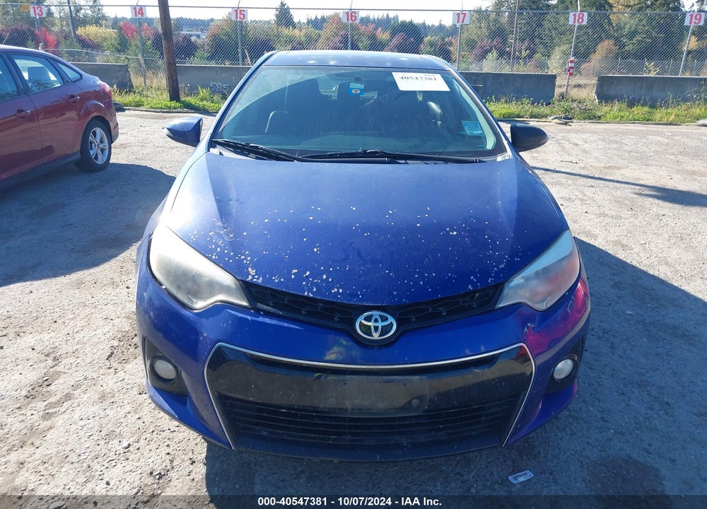 2014 TOYOTA COROLLA S PLUS VIN: 2T1BURHE7EC003878