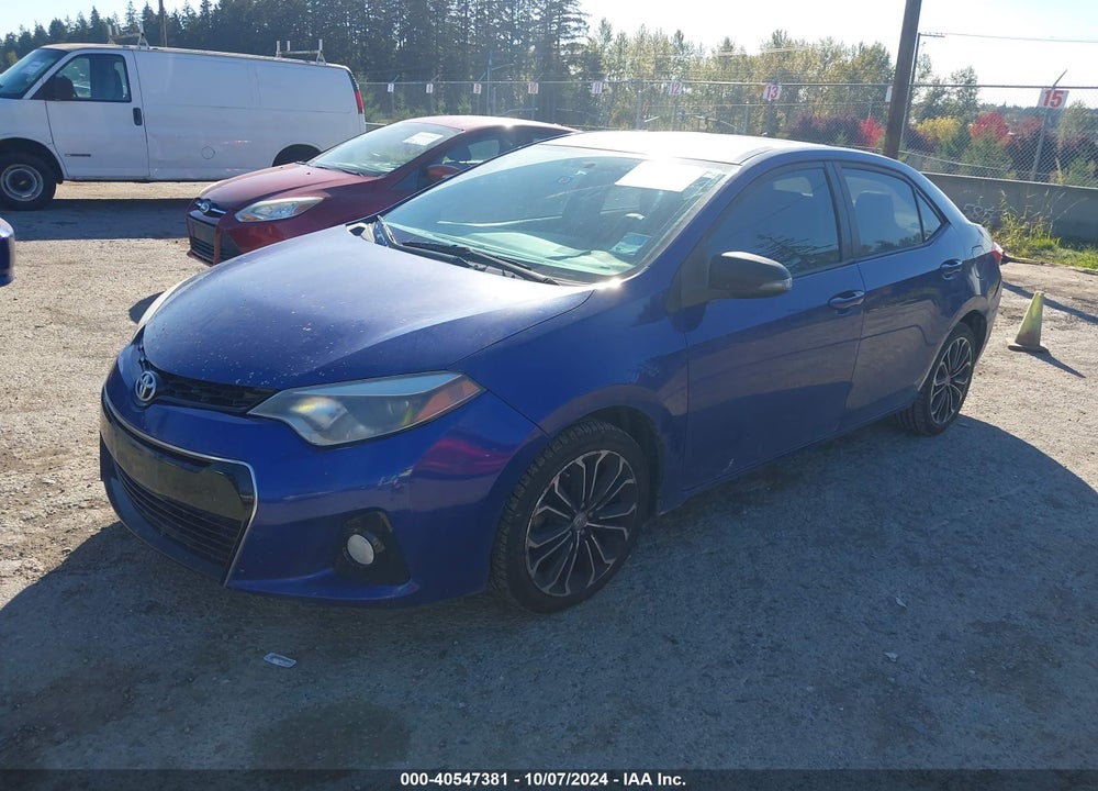 2014 TOYOTA COROLLA S PLUS VIN: 2T1BURHE7EC003878