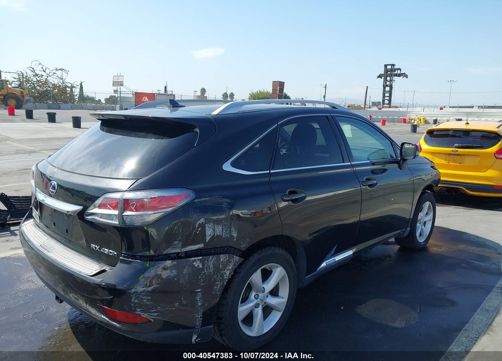 2013 LEXUS RX 450H VIN: JTJBC1BA9D2437885
