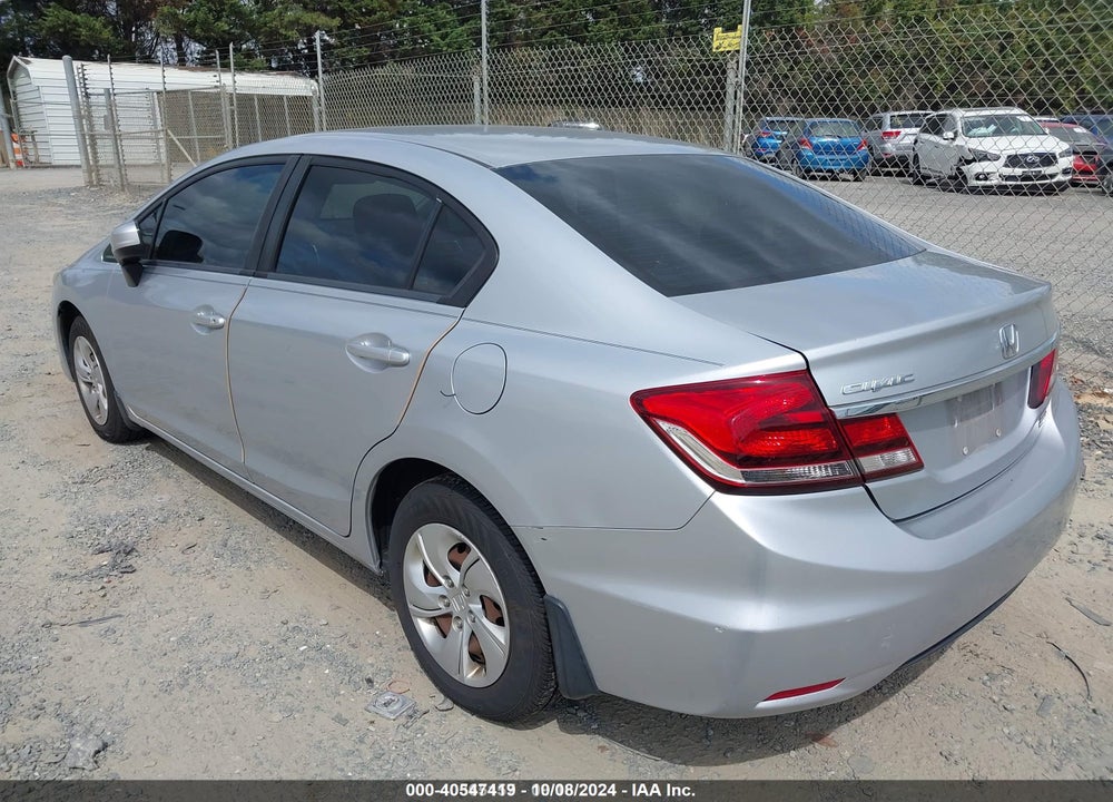 2014 HONDA CIVIC VIN: 2HGFB2F5XEH551186